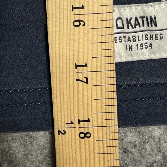 Katin Board Shorts Men's 31 Navy Blue Floral Color Block Pockets Swim Trunks - Picture 8 of 17